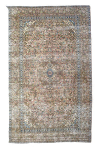 DISTRESSED Vintage Persian Rug, 284 x 375 cm