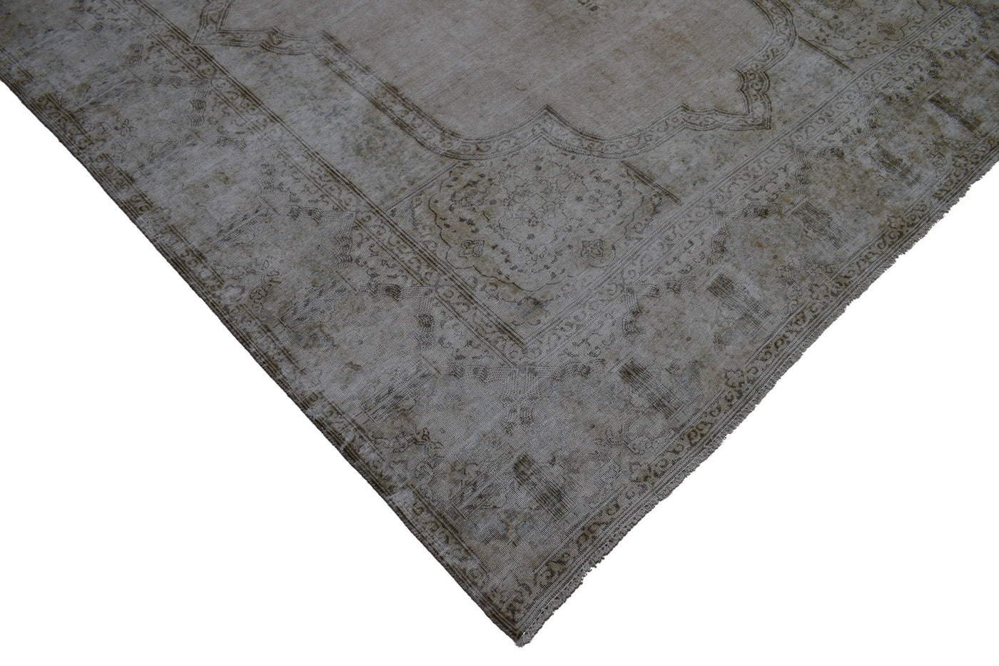 Vintage Distressed Persian Rug – Pebble Relic