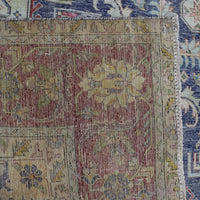 DISTRESSED Hand Knotted Vintage Persian Rug, 285 x 383 cm