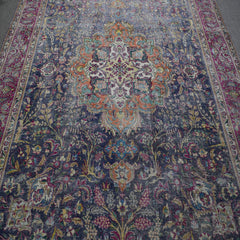 DISTRESSED Hand Knotted Vintage Persian Rug, 295 x 366 cm (Clearance)
