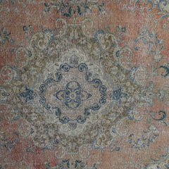 DISTRESSED Hand Knotted Vintage Persian Rug, 303 x 363 cm (Clearance)