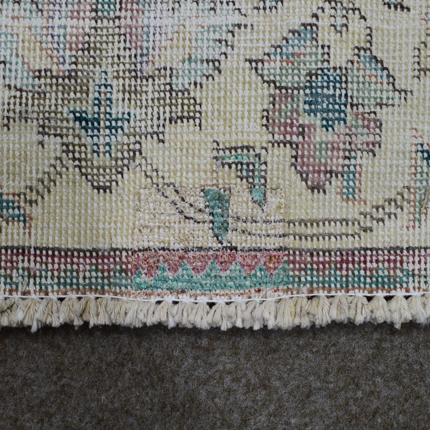 Vintage Distressed Persian Rug – Cerulean Aura