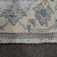 DISTRESSED Hand Knotted Vintage Persian Rug, 292 x 378 cm