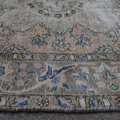 DISTRESSED Hand Knotted Vintage Persian Rug, 183 x 275 cm