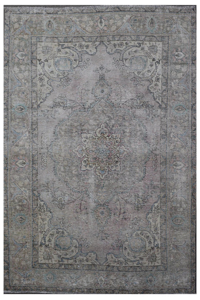 DISTRESSED Hand Knotted Vintage Persian Rug, 198 x 285 cm (Clearance)