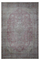 DISTRESSED Hand Knotted Vintage Persian Rug, 235 x 324 cm (Clearance)