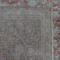 DISTRESSED Hand Knotted Vintage Persian Rug, 251 x 348 cm (Clearance)