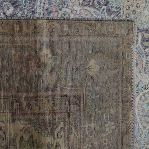DISTRESSED Hand Knotted Vintage Persian Rug, 236 x 330 cm