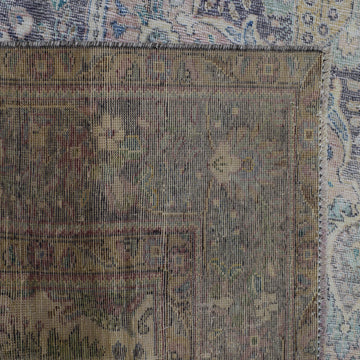 DISTRESSED Hand Knotted Vintage Persian Rug, 236 x 330 cm (Clearance)