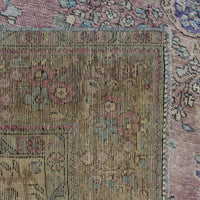 DISTRESSED Hand Knotted Vintage Persian Rug, 203 x 280 cm