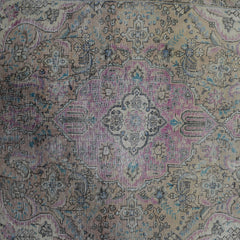 DISTRESSED Hand Knotted Vintage Persian Rug, 194 x 292 cm (Clearance)