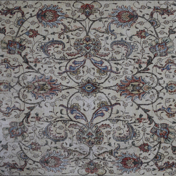 DISTRESSED Hand Knotted Vintage Persian Rug, 198 x 278 cm (Clearance)