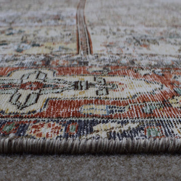 DISTRESSED Hand Knotted Vintage Persian Rug, 200 x 305 cm (Clearance)