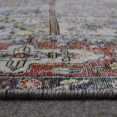 DISTRESSED Hand Knotted Vintage Persian Rug, 200 x 305 cm (Clearance)