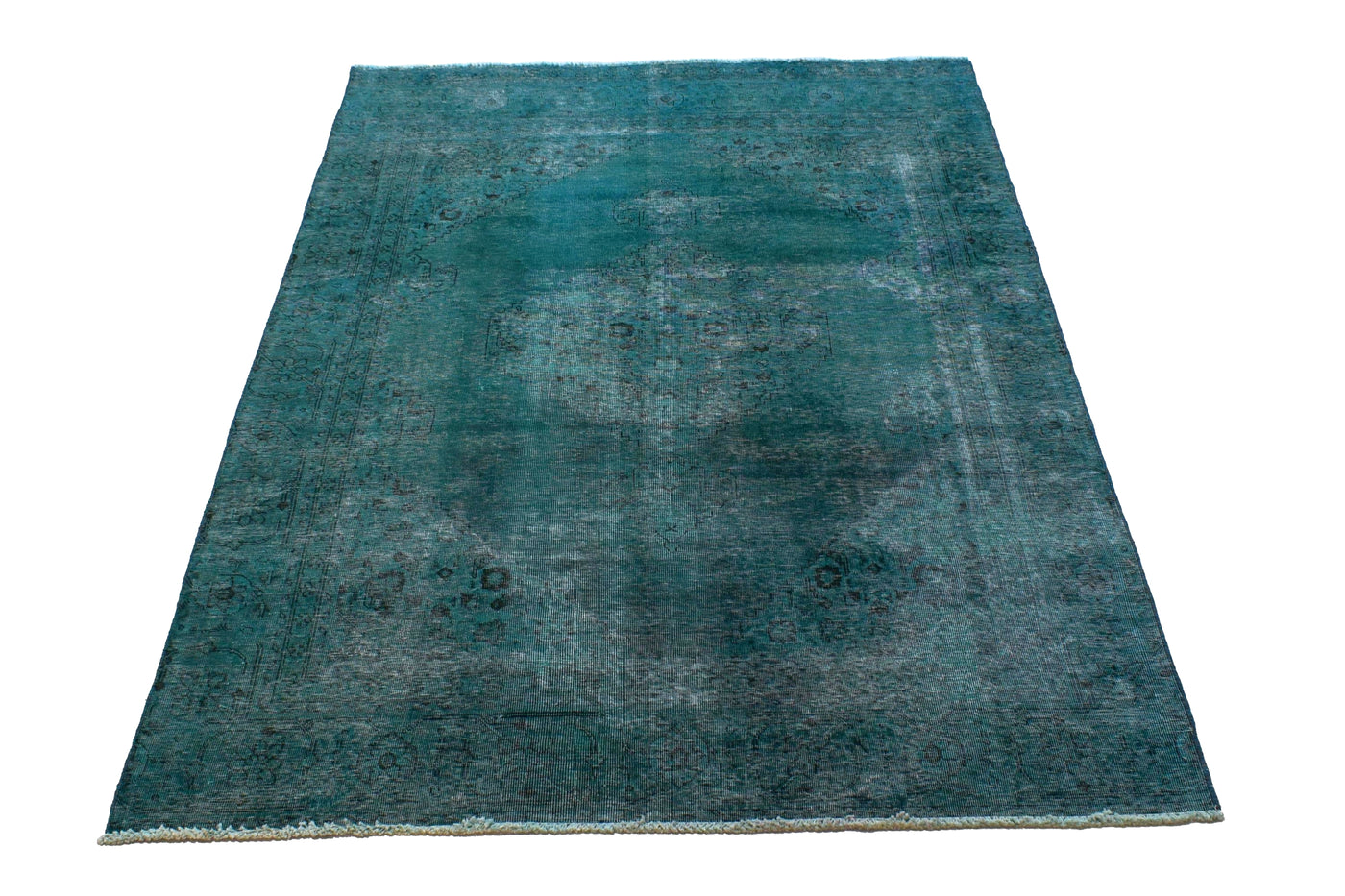 Vintage Overdyed Persian Rug – Marine Drift