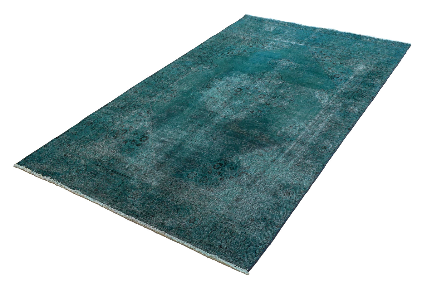 Vintage Overdyed Persian Rug – Marine Drift