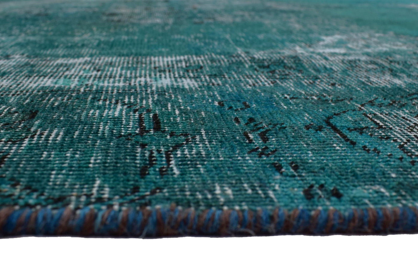 Vintage Overdyed Persian Rug – Marine Drift