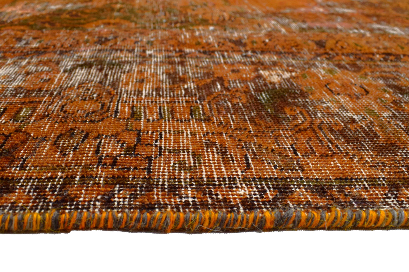 Vintage Overdyed Persian Rug – Sienna Echo