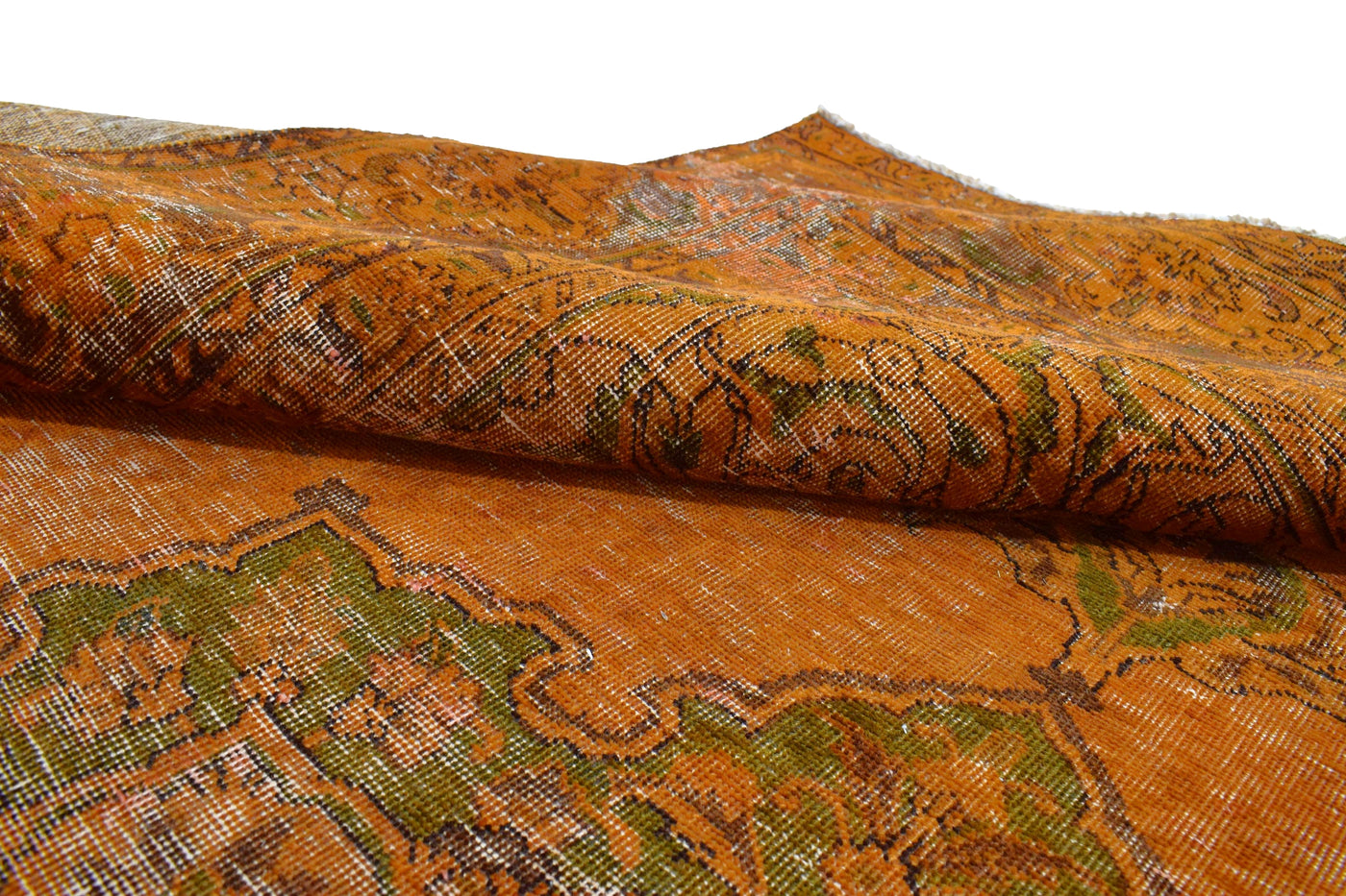 Vintage Overdyed Persian Rug – Sienna Echo