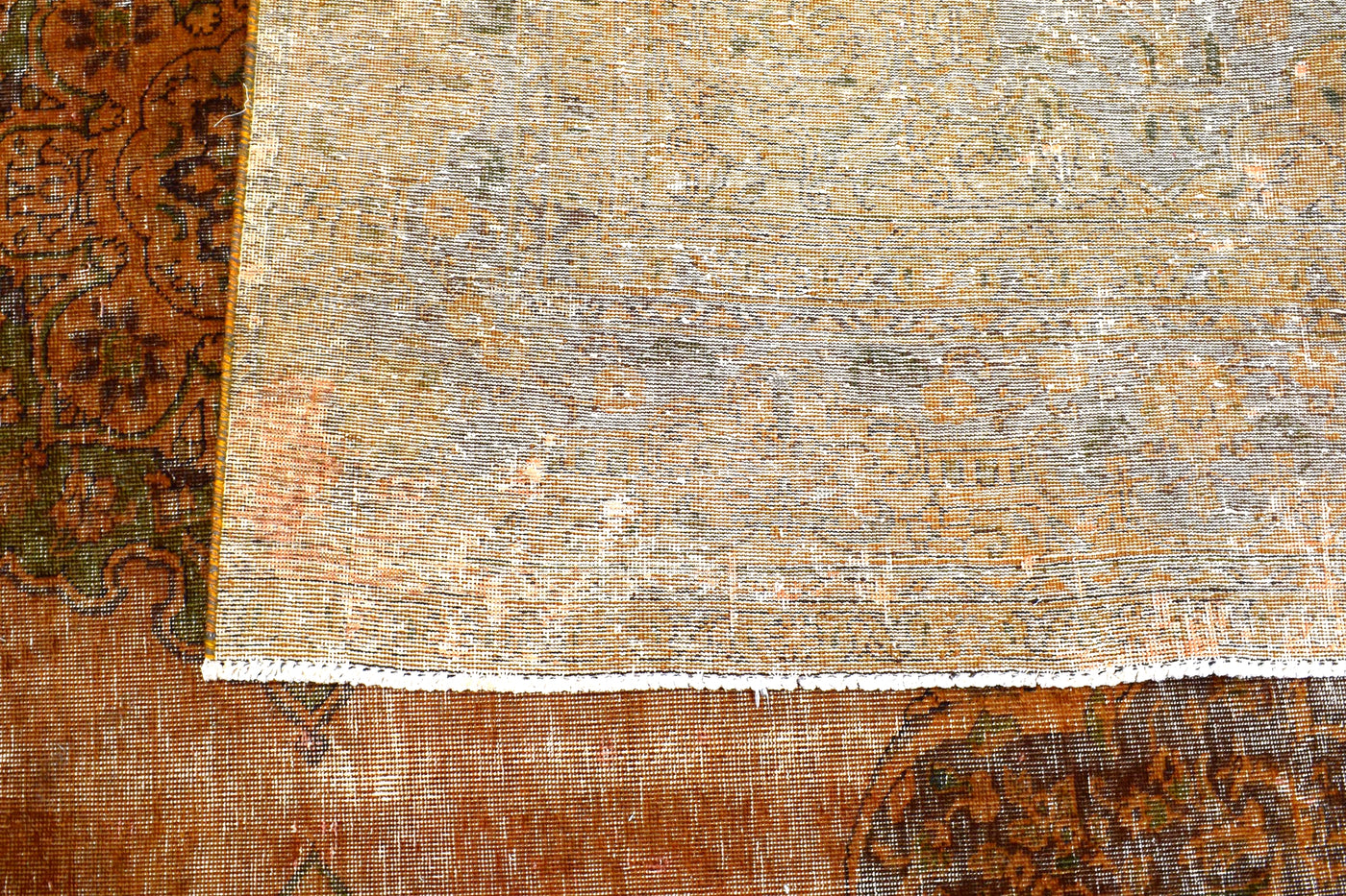 Vintage Overdyed Persian Rug – Sienna Echo