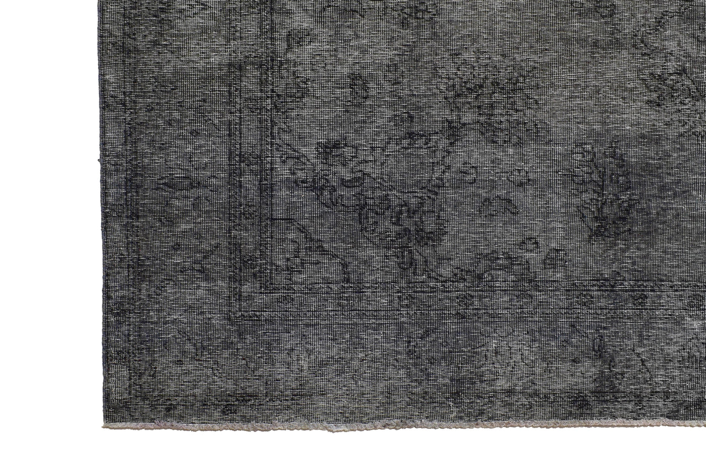 Vintage Overdyed Persian Rug – Midnight Mist