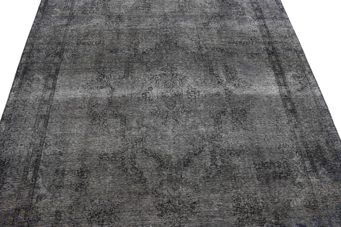 Vintage Overdyed Persian Rug – Midnight Mist