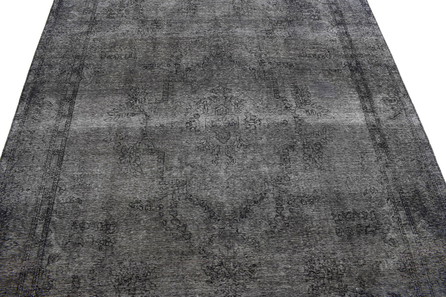 Vintage Overdyed Persian Rug – Midnight Mist