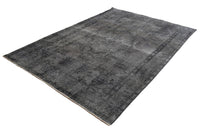 Vintage Overdyed Persian Rug – Midnight Mist