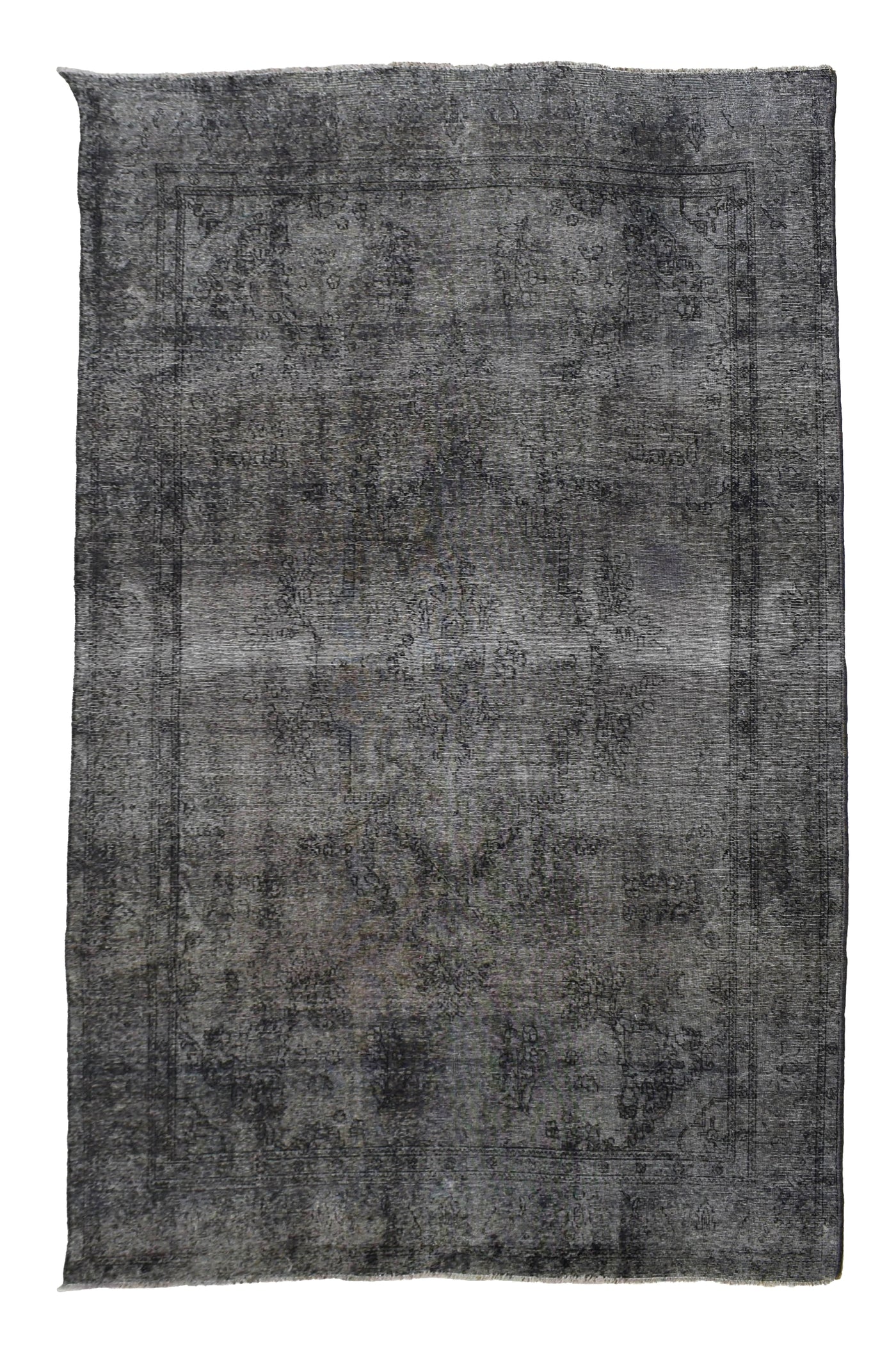 Vintage Overdyed Persian Rug – Midnight Mist