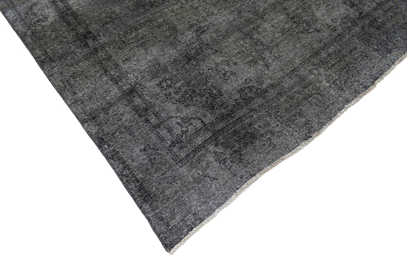 Vintage Overdyed Persian Rug – Midnight Mist