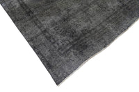 Vintage Overdyed Persian Rug – Midnight Mist