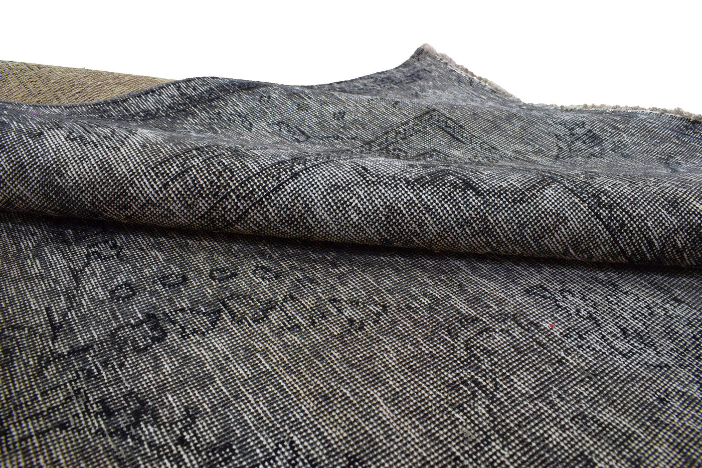 Vintage Overdyed Persian Rug – Midnight Mist