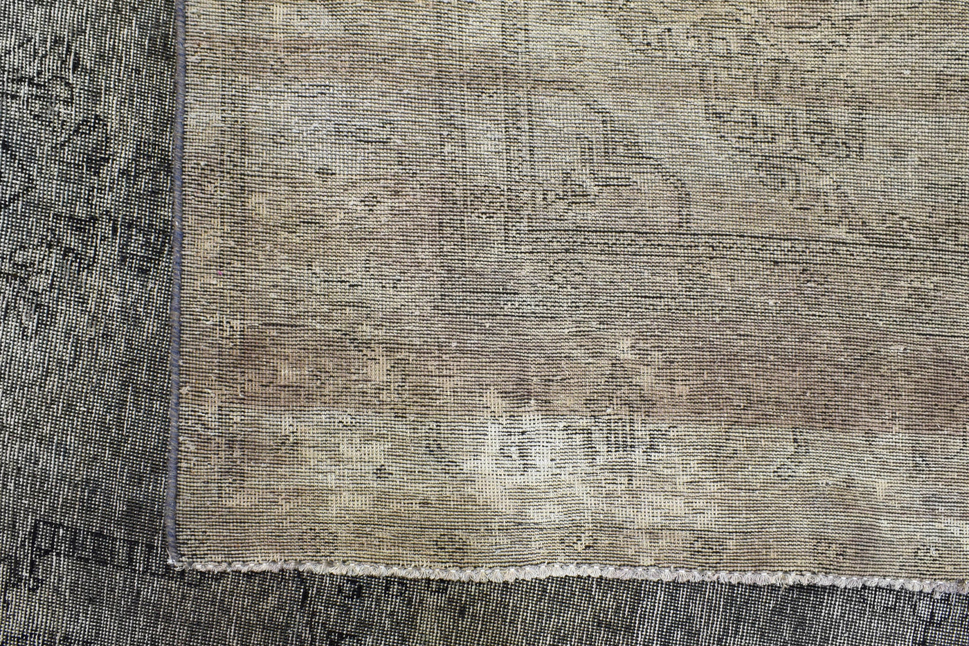 Vintage Overdyed Persian Rug – Midnight Mist
