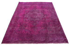 OVERDYED Vintage Persian Rug, 287 x 375 cm