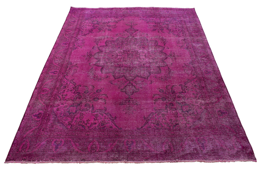 OVERDYED Vintage Persian Rug, 287 x 375 cm