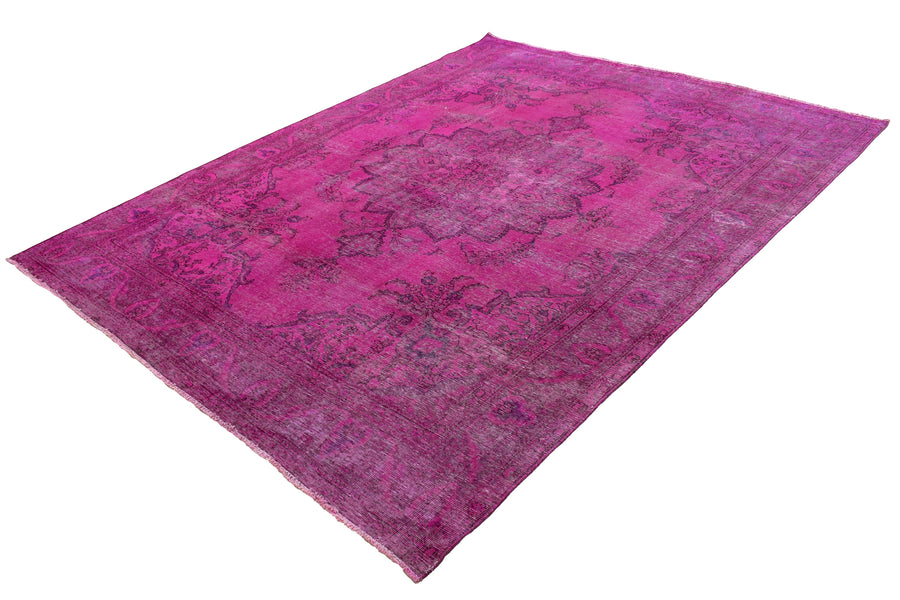 OVERDYED Vintage Persian Rug, 287 x 375 cm