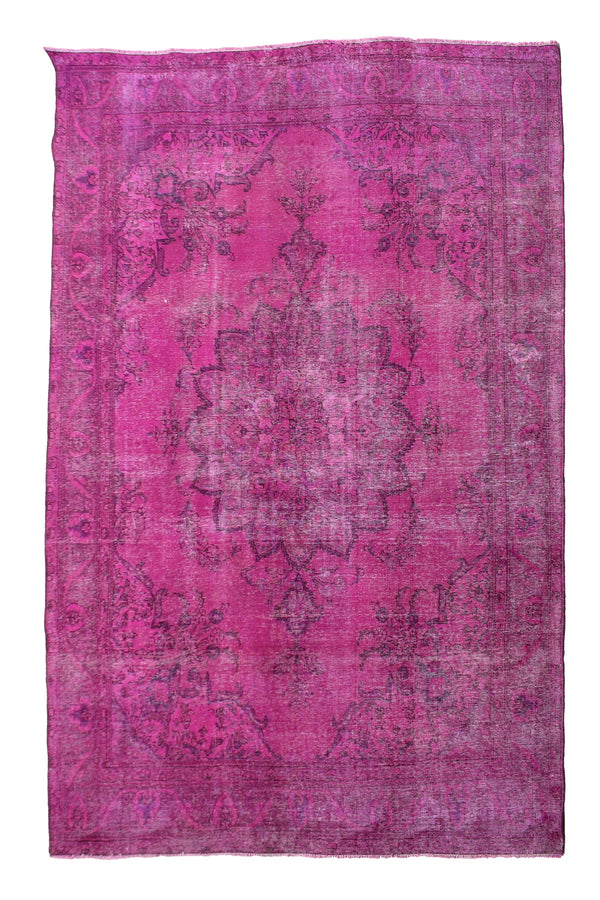 OVERDYED Vintage Persian Rug, 287 x 375 cm