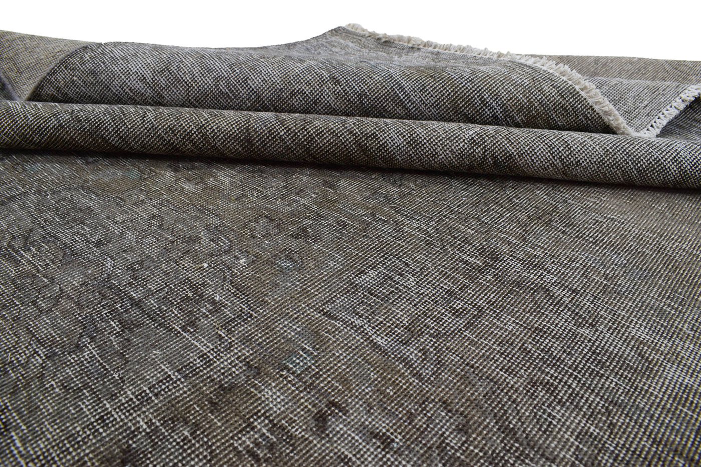 Vintage Overdyed Persian Rug – Wheat Relic