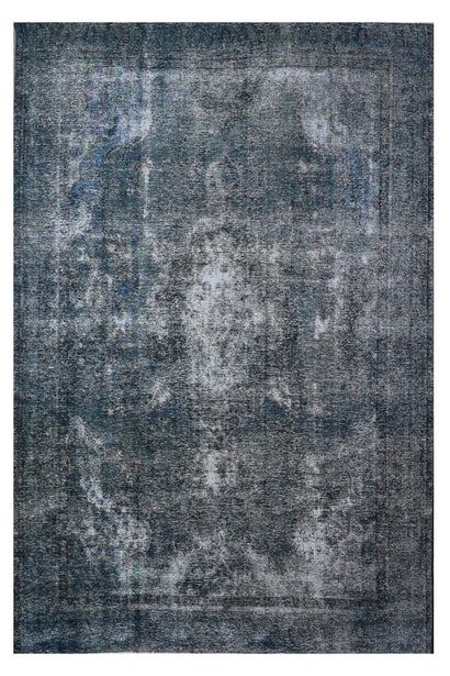 OVERDYED Hand Knotted Vintage Persian Rug, 275 x 360 cm