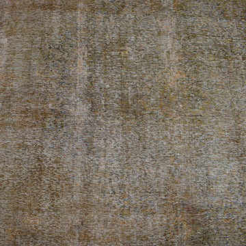 OVERDYED Hand Knotted Vintage Persian Rug, 287 x 370 cm
