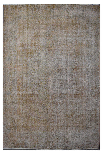 OVERDYED Hand Knotted Vintage Persian Rug, 287 x 370 cm