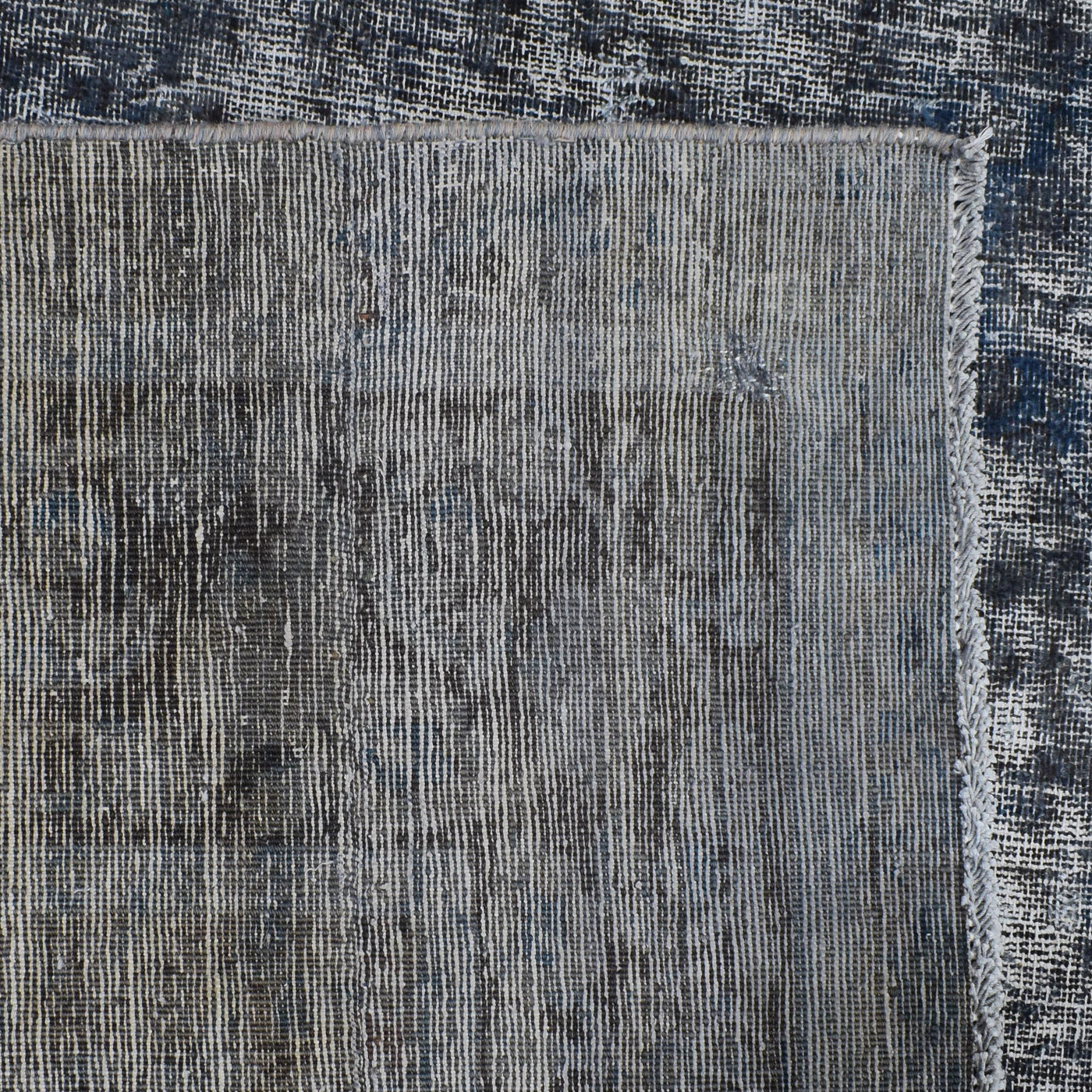 Vintage Overdyed Persian Rug – Cerulean Drift